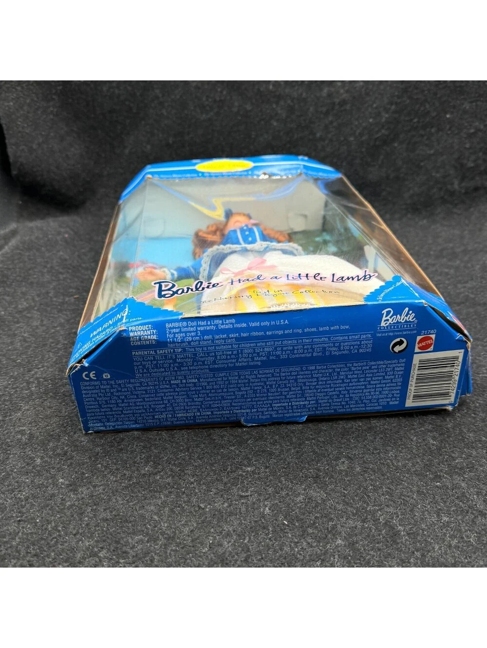 Barbie Had a Little Lamb Collector Edition 1998 Mattel Nursery Rhyme Doll NIB